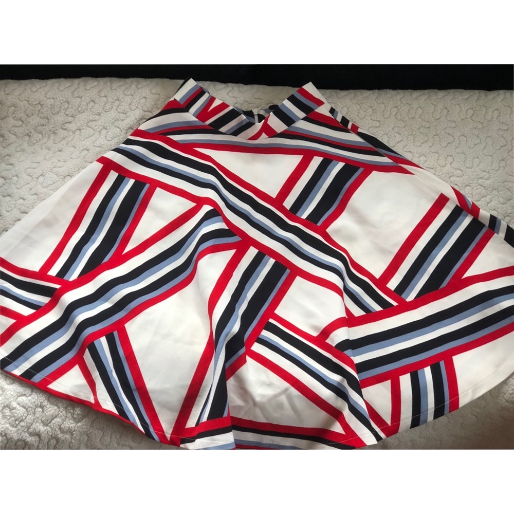 Vintage flare high waist skirt . Medium